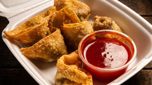 Fried Pork Wontons.